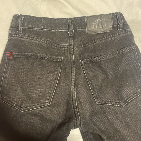 Black Open Jeans “High and Wide” good condition, worn, aesthetic - Picture 4 of 4